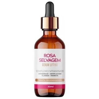 Sérum Lifting Complexo Vitaminado Anti Sinais 30ml Rosa Selvagem em Oferta na Shopee