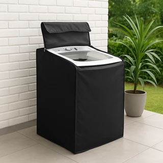 Capa Impermeável Lavadora Abertura Superior Zíper Lisa 8 a 15Kg Consul Brastemp Electrolux