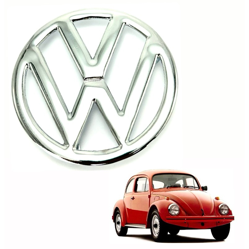Emblema Capô Fusca Brasão em Metal logo VW Fusquinha Furação Original ...