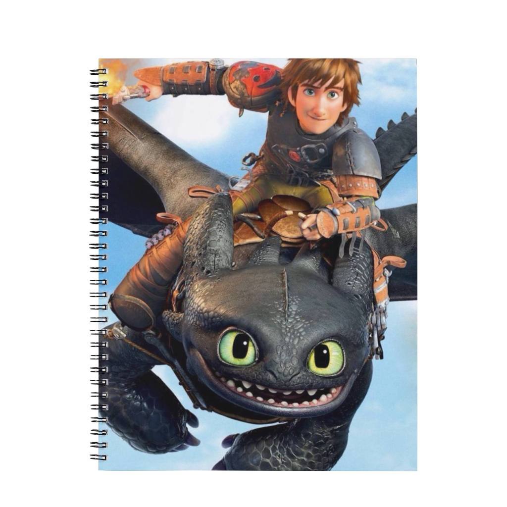 Caderno Tema Como Treinar Seu Dragão | Personalizado | 1 a 20 Matérias ...