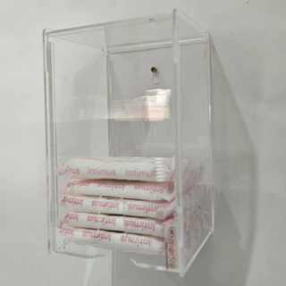 PORTA ABSORVENTE EM ACRÍLICO | SUPORTE PARA ABSORVENTE