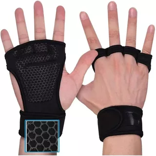 Par De Luva Academia Feminina Masculina Malhar Ajustável Neoprene Fitness MbFit