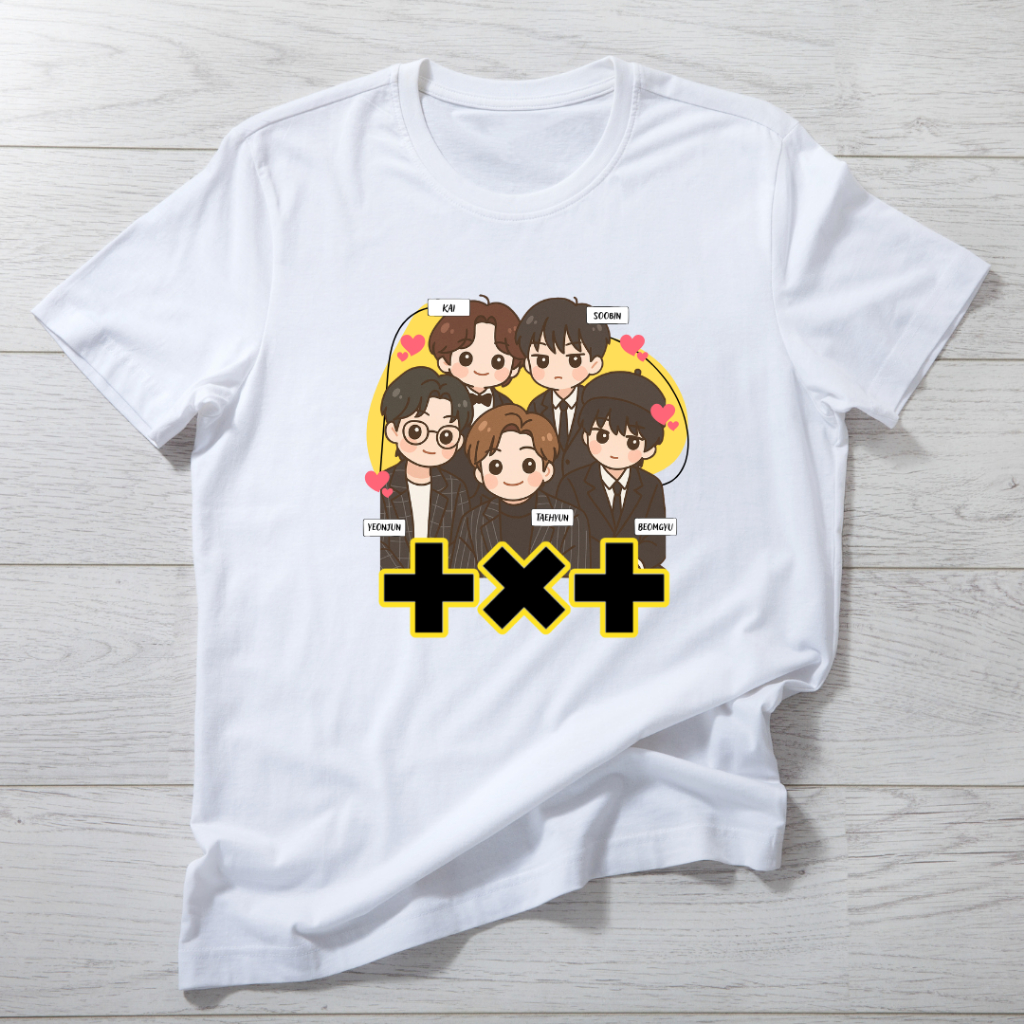 Camiseta K-Pop Tomorrow X Together (TXT) – Estampa Exclusiva