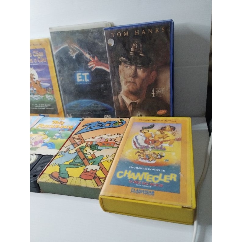9 Fita VHS de Filmes Clássicos (Originais Década de 90, para