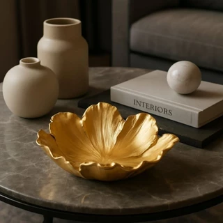 Enfeite em RESINA adorno centro de mesa sala decoração porta treco luxo.