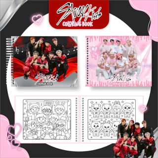 Livro de Colorir Stray Kids 50 Folhas 180G Caderno de Desenho Pintura Coloring Book em Oferta na Shopee