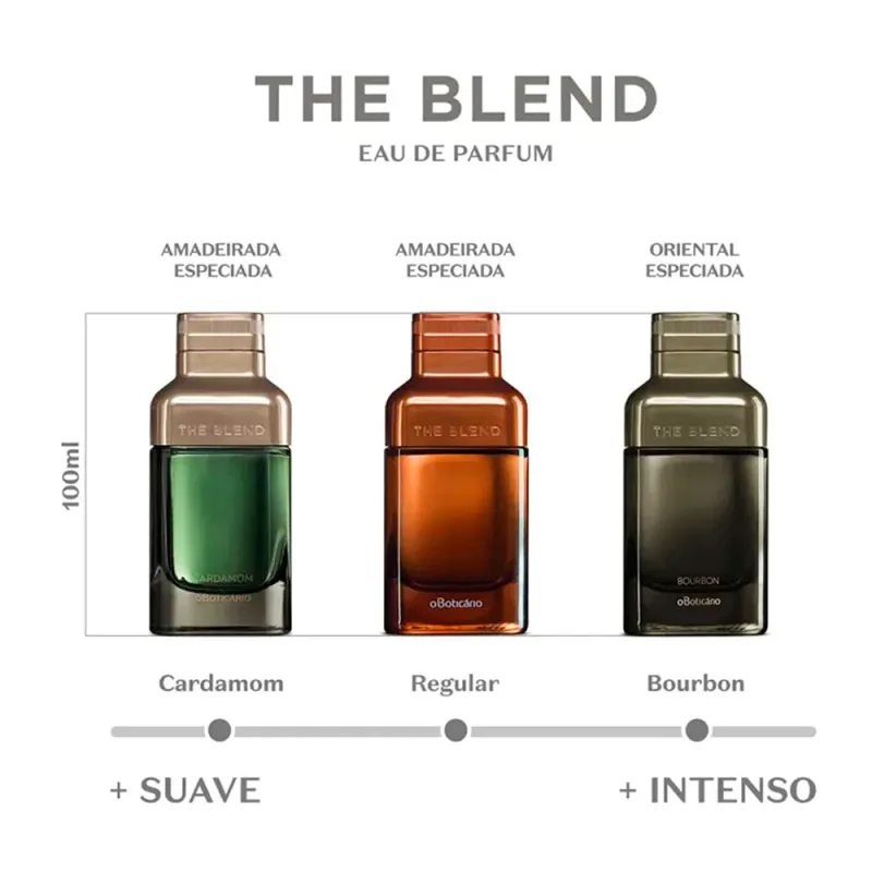 Linha The Blend Eau de Parfum 100ml O boticário Perfumaria masculina