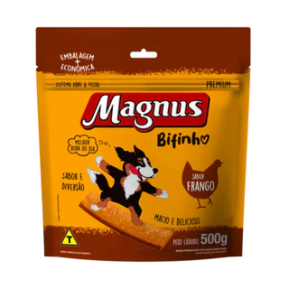 Magnus Bifinhos Tabletes Mastigáveis 500g para Cães Sabor Frango Adimax em Oferta na Shopee
