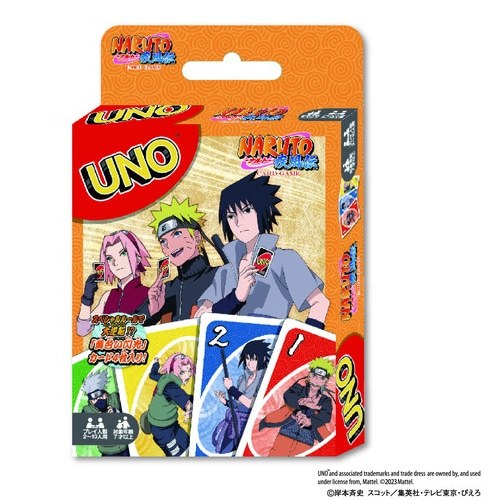 UNO Naruto Shippuden Anime Card Game Sasuke Sakura Kakashi – Fun