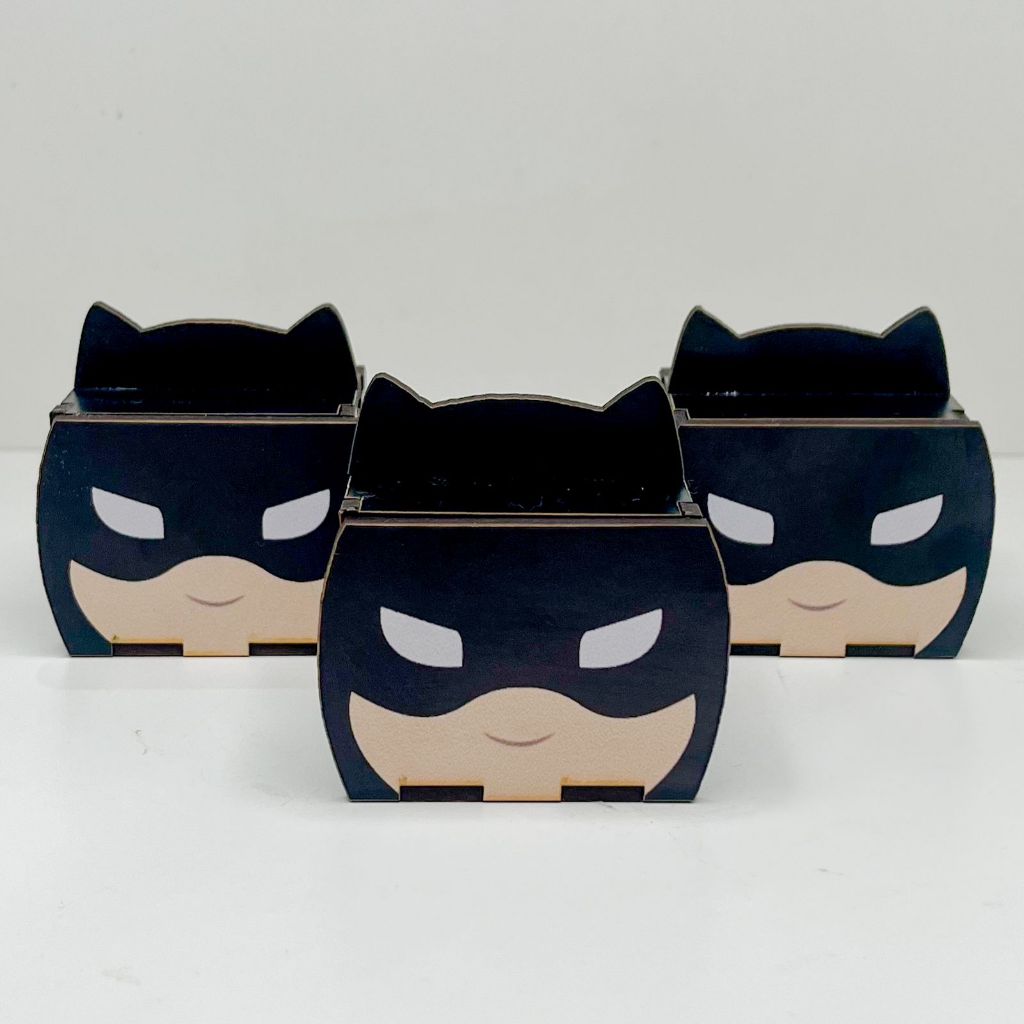 5/10/15/20PCS Mini Cubos Batman Cute em MDF - Lembrancinha Porta Bombom ...