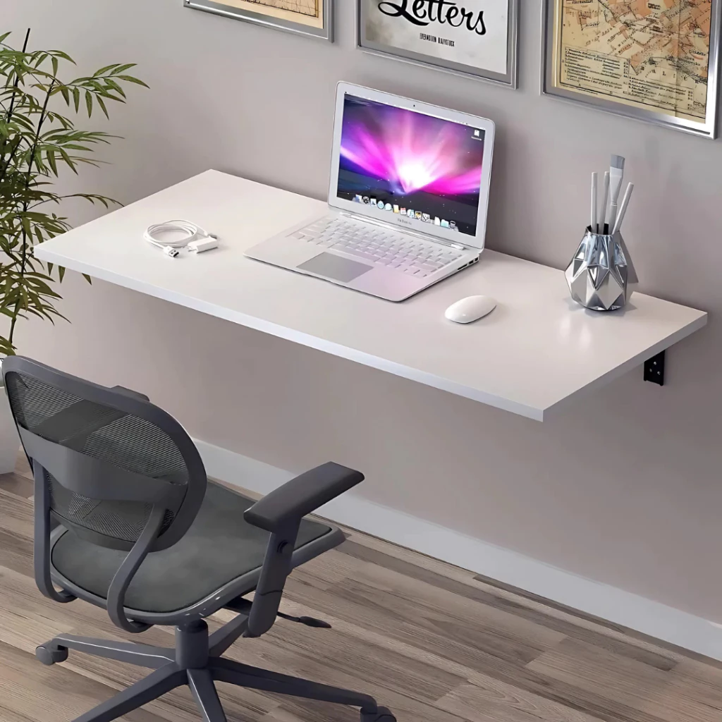 Mesa Retrátil Dobrável Borda Quadrada 120x50cm