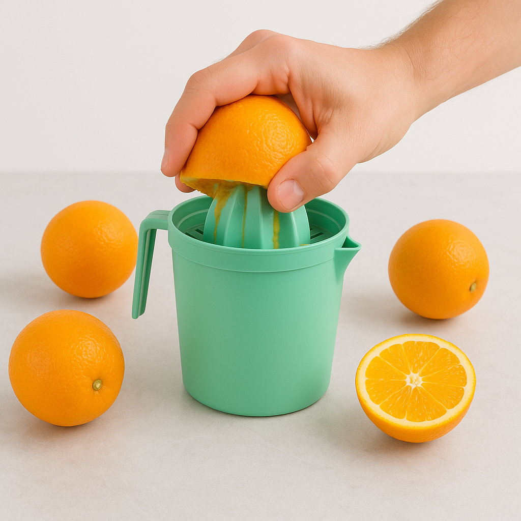 Espremedor Manual de Frutas 600ml Ideal para Laranja e Limão