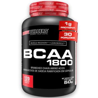 BCAA 1800 120 Cápsulas - Bodybuilders