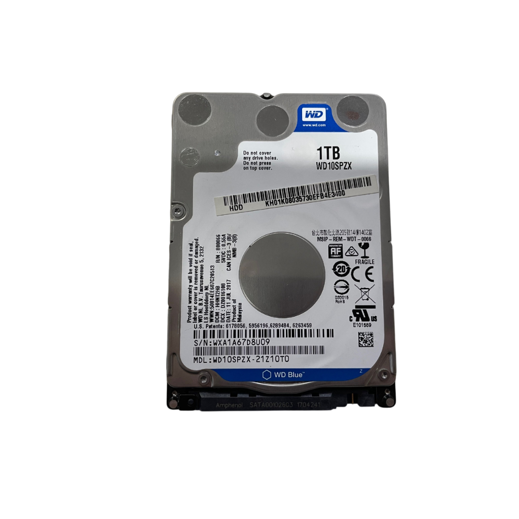 HD Notebook Sata Slim 1TB Western Digital wd10spzx - 21z10t0