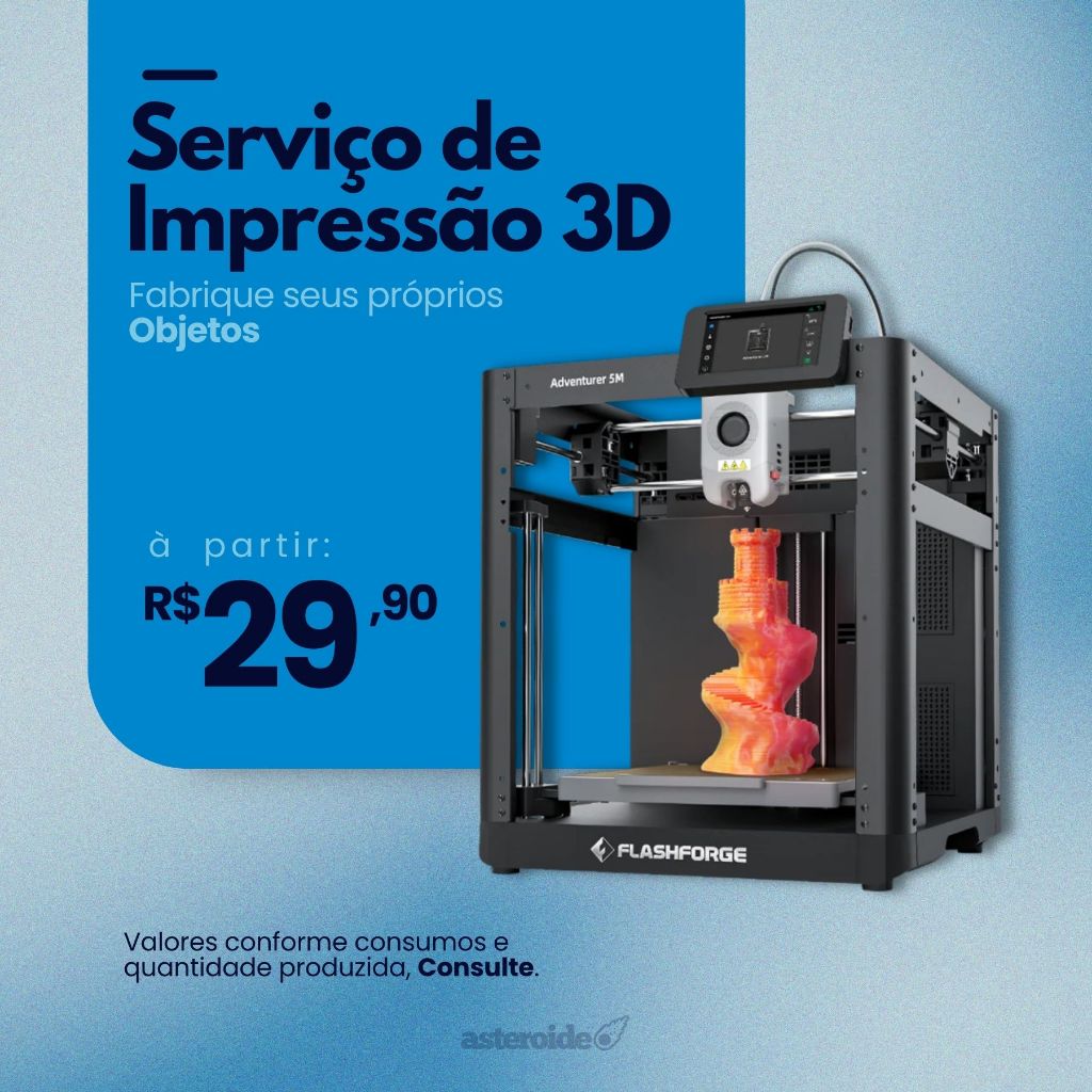 Serviço de Impressão 3D - Fabrique seu próprio produto