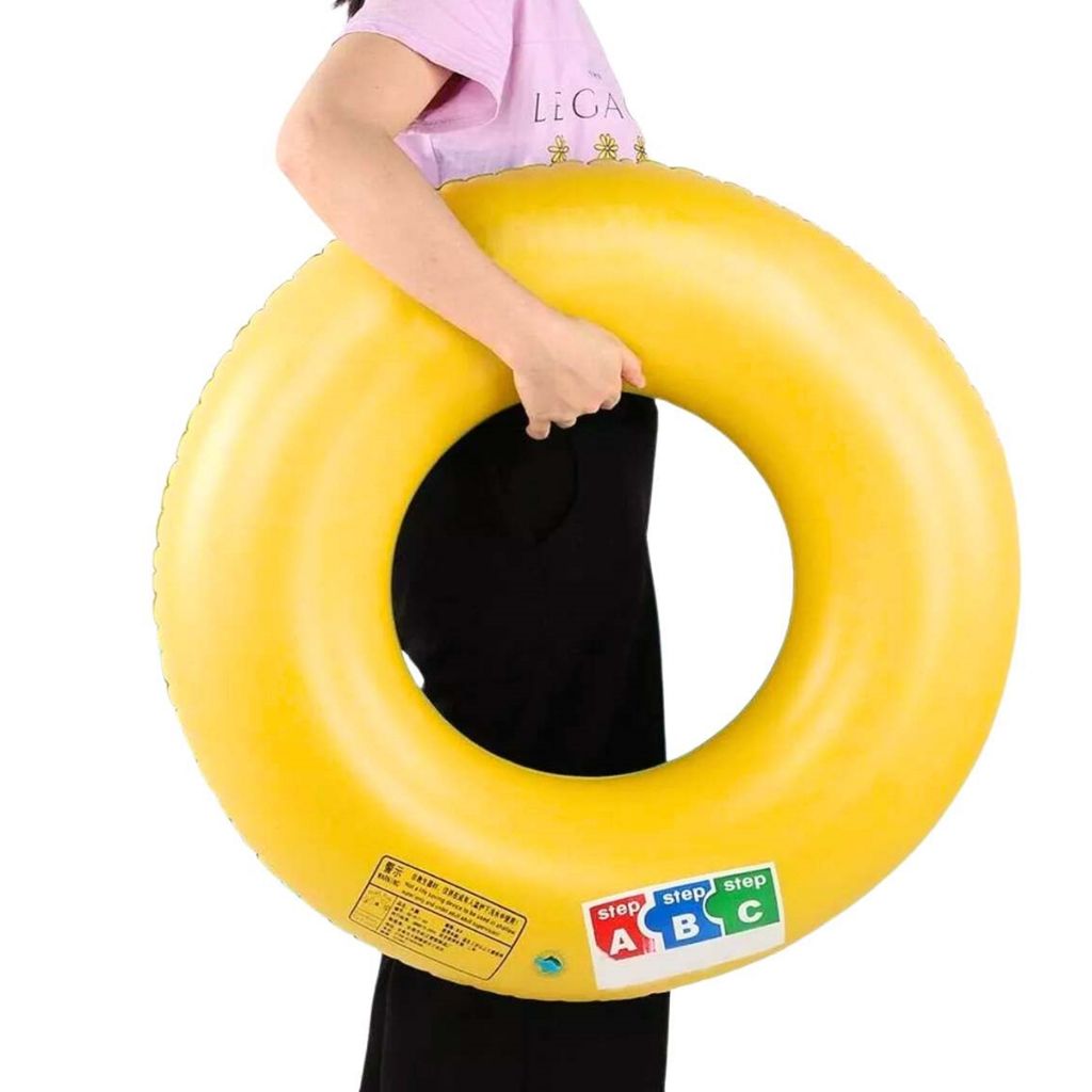 Boia Inflável Flutuante 90cm Redonda Piscina Praia Crianças Adulto ...