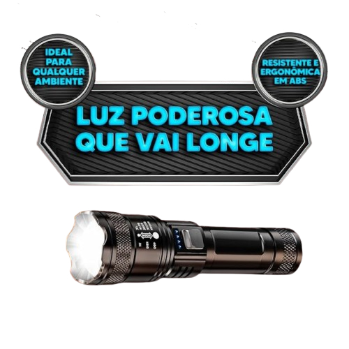 Lanterna Tática Recarregável Onex Lan 7059 LED P50 1200 Lúmens