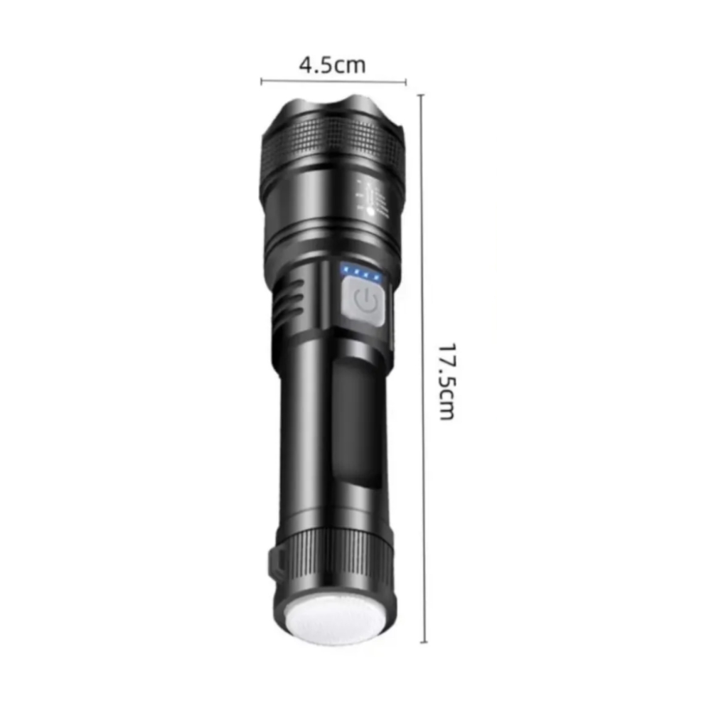 Lanterna Tática Recarregável Onex Lan 7059 LED P50 1200 Lúmens
