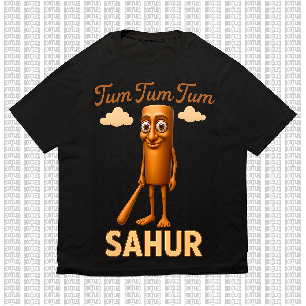 Camisa camiseta Básica tum tum tum sahur streetwear unissex em algodao ...