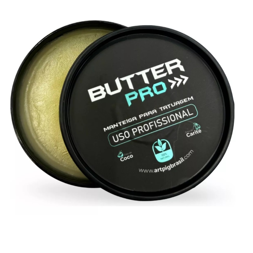 Manteiga Vaselina Tatuagem Butter Pro Natural Artpig 150g