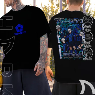 Camiseta Basica e OVERSIZED Nagi Seishiro Blue Lock Futebol Anime Graphic Unissex
