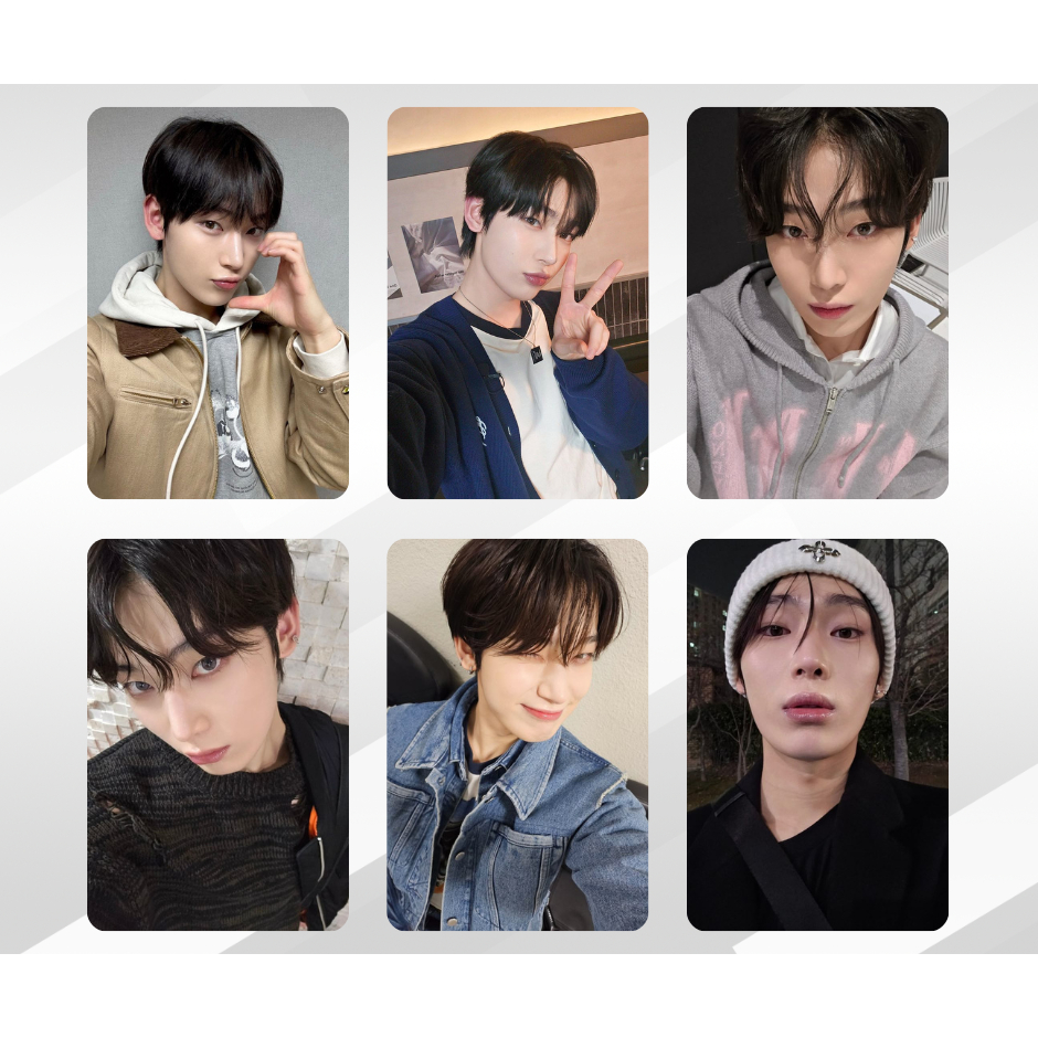 ENHYPEN - Photocards fanmade SELCAS - Sunghoon - Heeseung - Sunoo