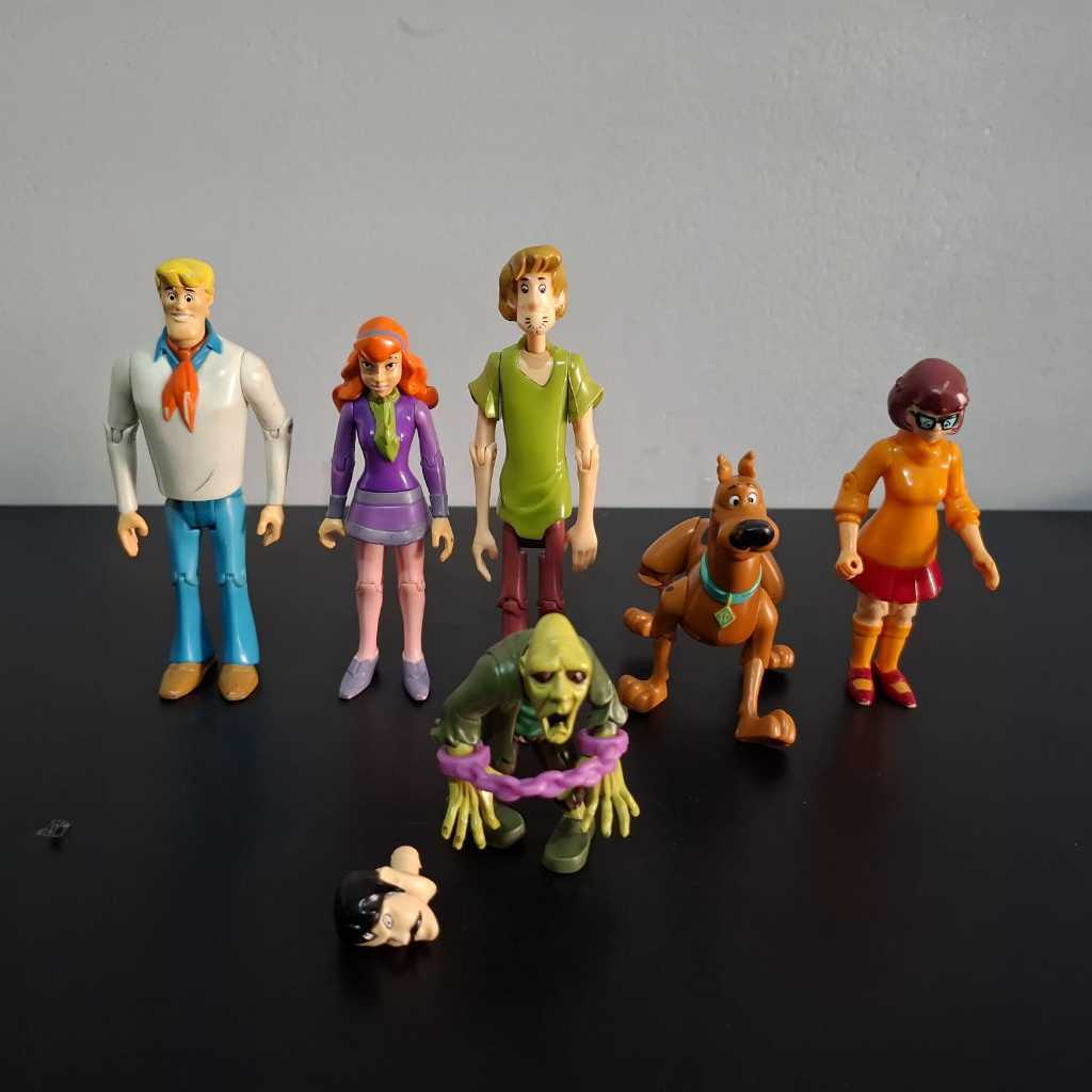 Bonecos Scooby Doo originais articulados Hanna Barbera | Shopee Brasil