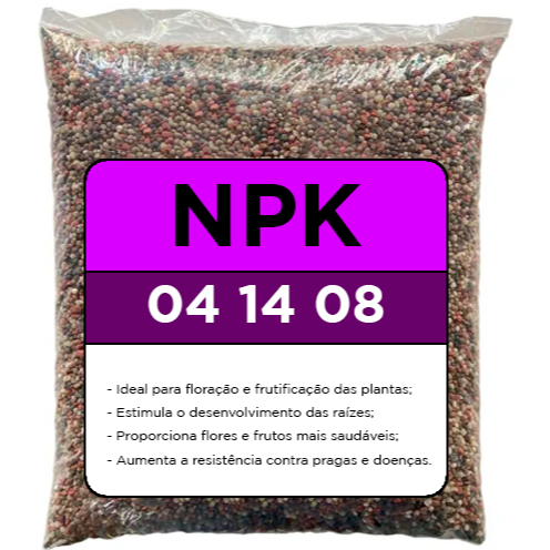 Fertilizante Npk 041408 - Adubo para cobertura floração e frutíferas ...