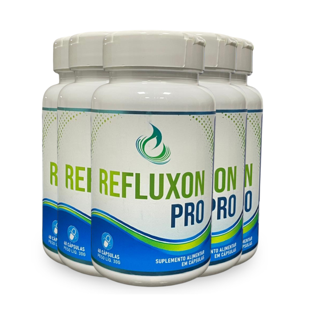 Refluxon Pro 4 Potes/60Cápsulas | Shopee Brasil
