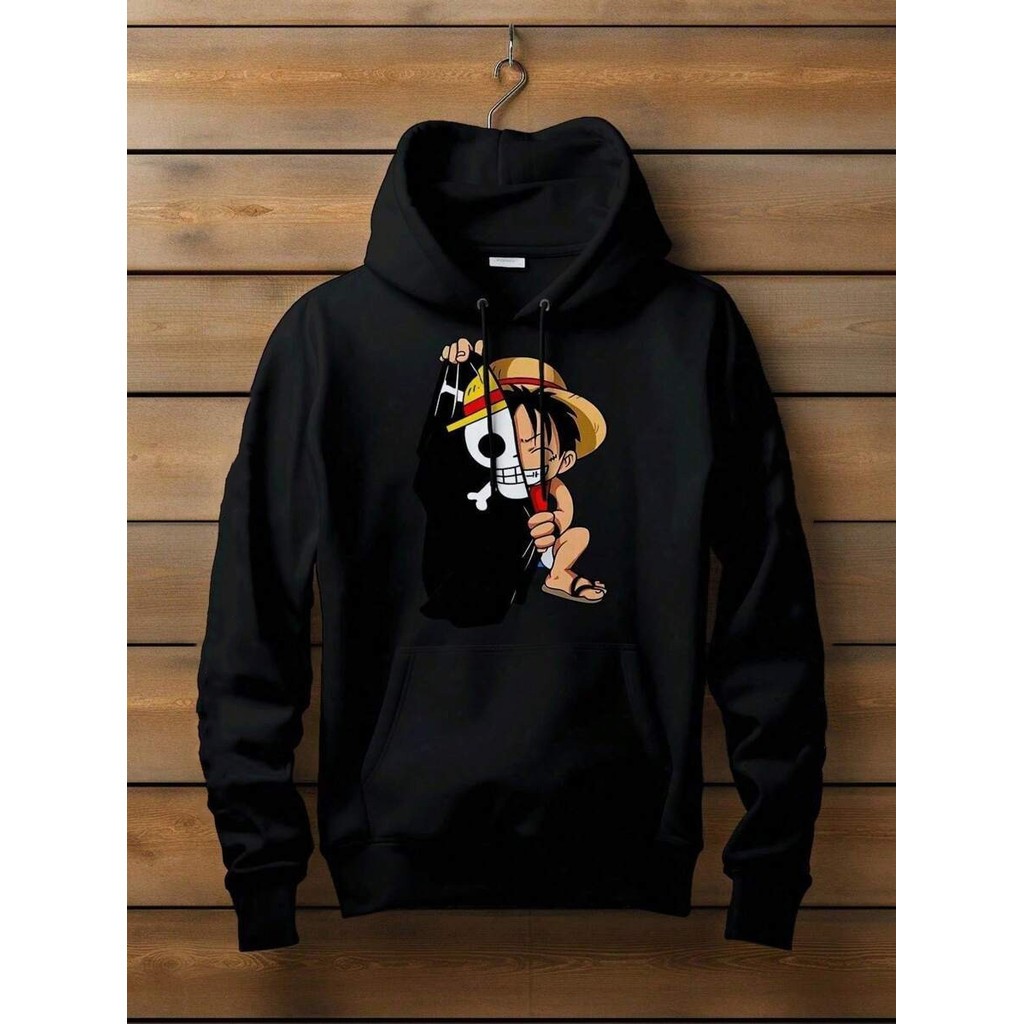 Blusa de Frio Masculina Anime One Piece Anime Monkey D Luffy The Pirate ...