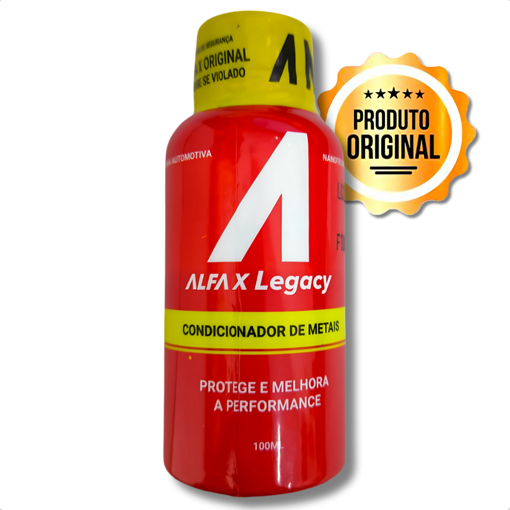 Alfa X Legacy Condicionador de Metais 100ml Nanotecnologia Saito