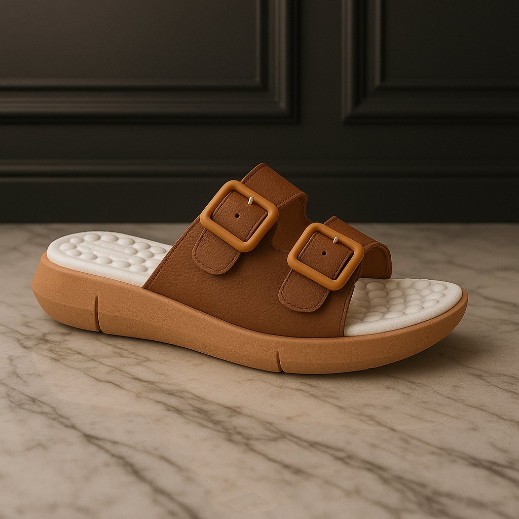 Chinelo Ortopedico Feminino Esporão Massageador Macio Sandalia Papete Chinelo Rasteira