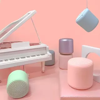 Macaron Bluetooth Mini Speaker sem fio Bluetooth Pequeno alto-falante TWS