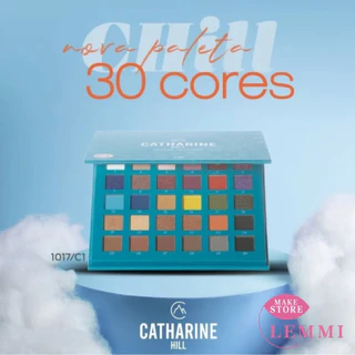 Paleta Sombras 30 Cores Nova Versão Catharine Hill Profissional Alta Pigmentação 1017