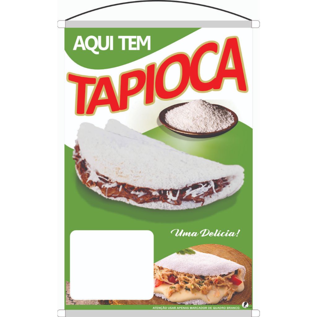 BANNER TAPIOCA 40X60 MOD 02 | Shopee Brasil