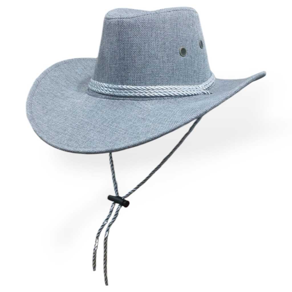 Chapéu Country Americano Cowboy Rodeio Barretos Sertanejo Grisalho ...