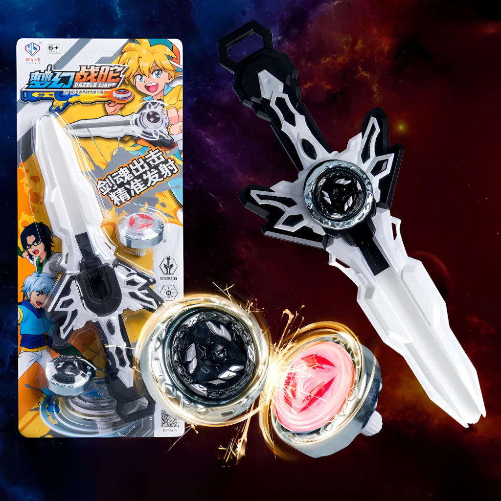 Espada flash lançadora de beyblade com luz | Shopee Brasil