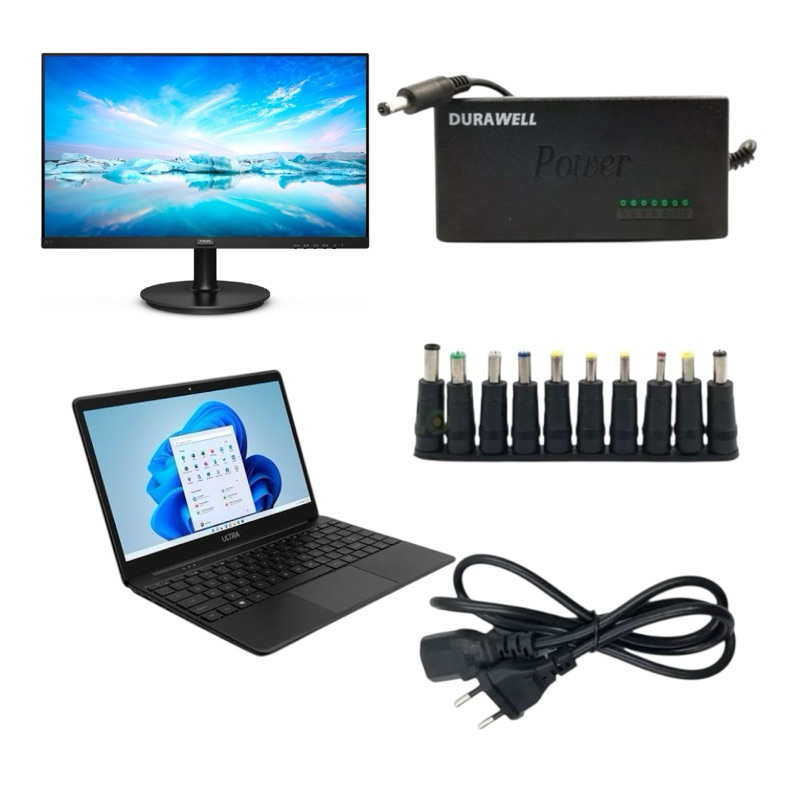 Fonte Carregador Universal Notebook Adaptador 120w Voltagem De Entrada 110v-240v