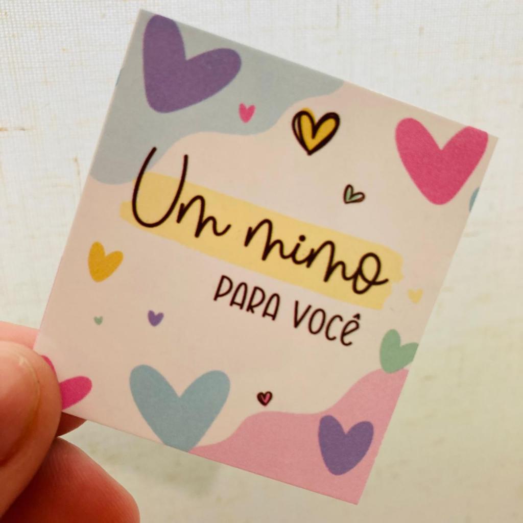 Mini Cartão Mimo - 5x4,5cm - Pronta entrega - 50/100 unidades | Shopee ...