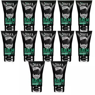 Kit 12 Balm Para Barba / Hidratante Multifuncional 100g - Elfa 4man
