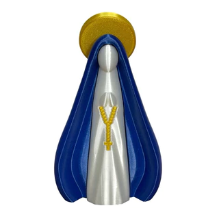 Imagem Escultura Minimalista Nossa Senhora Aparecida – Escultura Decorativa Presente Decorativo Religioso