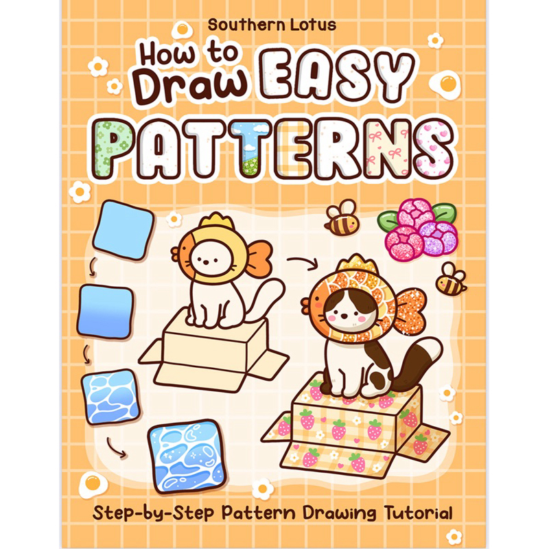 Caderno How to Draw Easy Patterns | Shopee Brasil