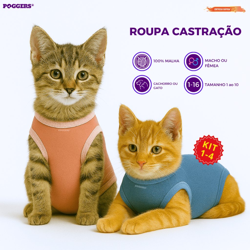 Post-Neutering Protective Clothing for Cats - Comfort and Style | Caprioli Shop - Details