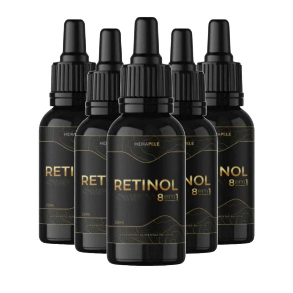 5 Retinol Gotas 8 em 1 Original - Formula + Avançada | Shopee Brasil