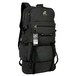 Mochila Kvn Camping Em Lona Com Expansão Reforçada 70 L e 80 L