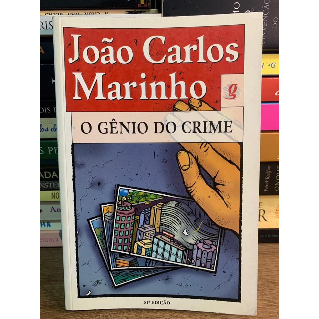 Livro- O Gênio do Crime - João Carlos Marinho (usado) | Shopee Brasil
