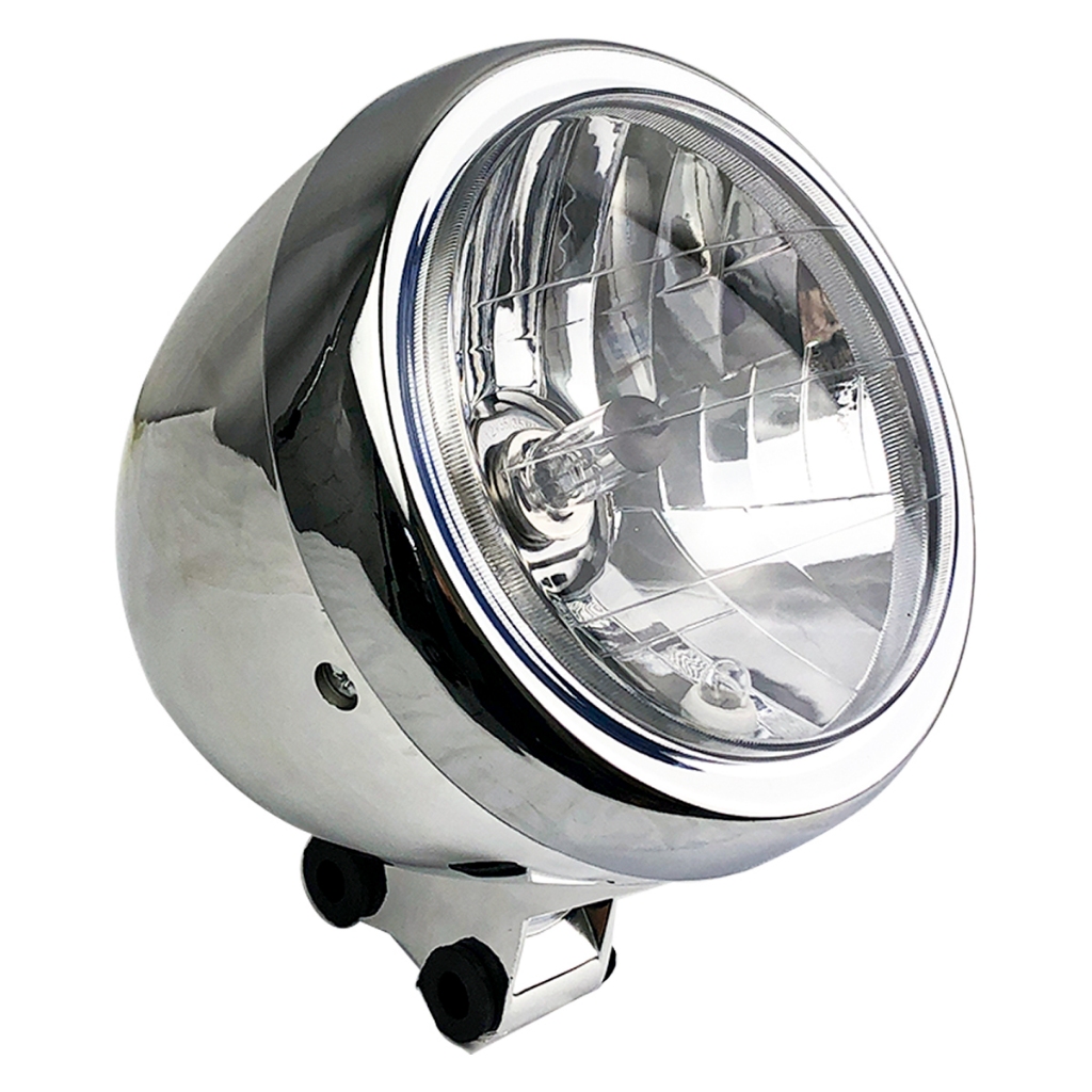 Farol Dafra Kansas 150 2008 A 2015 completo com Lâmpada cromado.