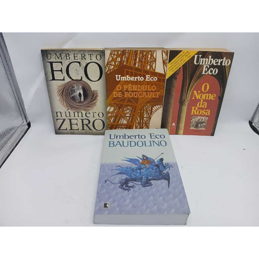 Livros de Umberto Eco o Nome da Rosa | Shopee Brasil