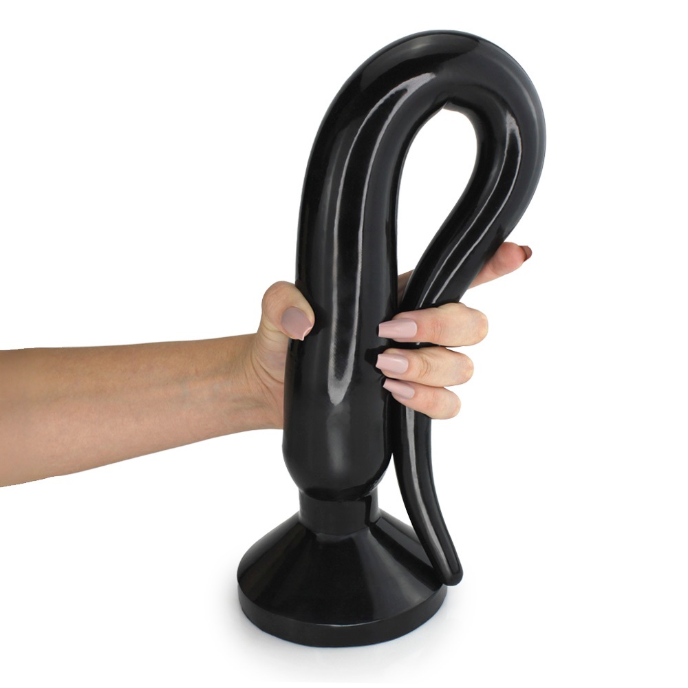 Plug Anal Intruder Gigante Longo 59cm Flexível comprido Enorme - Preto 80127