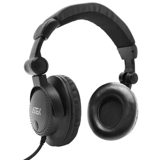 Fone de Ouvido Headphone com Fio DJ Profissional Driver 57mm Conexões P2 e P10 - Preto